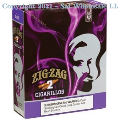 ZIG ZAG CIGAR GRAPE CIGARILLOS 3/99C